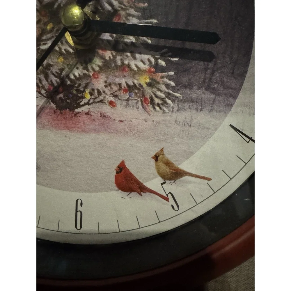 Christmas Carol Wall Clock Mark Feldstein Musical with Box‎ Chimes Hourly Works